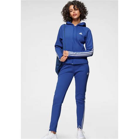 damen baumwoll jogginganzug adidas